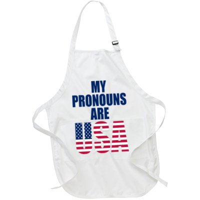 My Pronouns Are USA Patriotic Apron