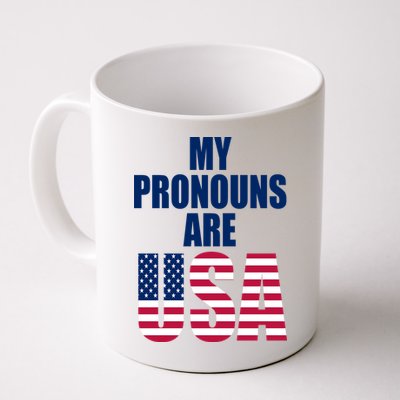 My Pronouns Are USA Patriotic Mug