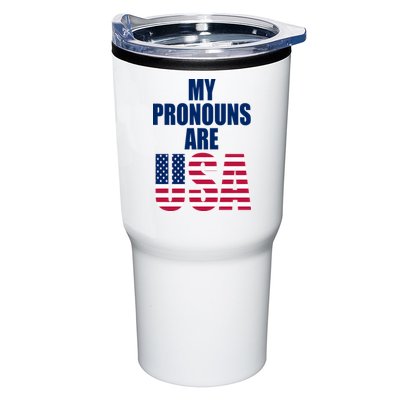 My Pronouns Are USA Patriotic Tumbler