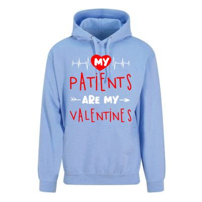 My Patients Are My Valentines Nurse Funny Valentine's Day Meaningful Gift Unisex Surf Hoodie