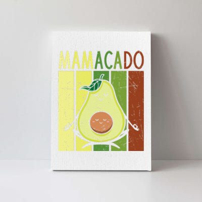 Mamacado Pregnancy Avocado Yoga Meditation Cute Mother's Day Canvas