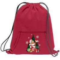 Miss Piggy Around The Christmas Tree Miss Piggy Christmas Tree Sweatshirt Cinch Pack Bag