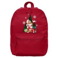 Miss Piggy Around The Christmas Tree Miss Piggy Christmas Tree 16 in Basic Backpack