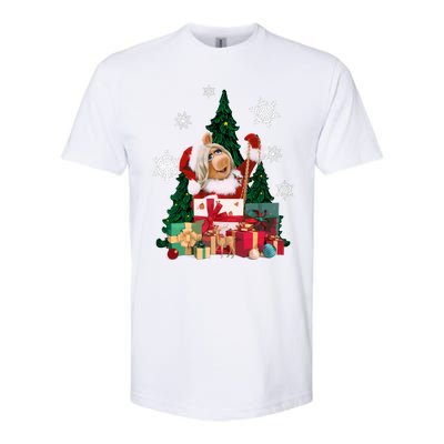 Miss Piggy Around The Christmas Tree Miss Piggy Christmas Tree Softstyle CVC T-Shirt