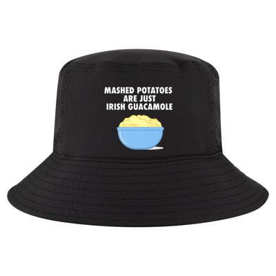 Mashed Potatoes Are Just Irish Guacamole Funny Food Cool Comfort Performance Bucket Hat