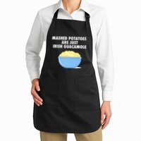 Mashed Potatoes Are Just Irish Guacamole Funny Food Apron