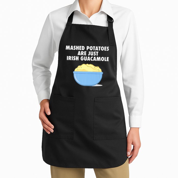 Mashed Potatoes Are Just Irish Guacamole Funny Food Apron