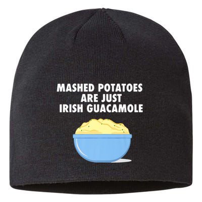 Mashed Potatoes Are Just Irish Guacamole Funny Food Sustainable Beanie