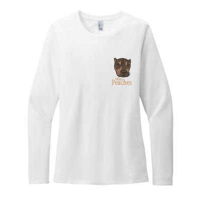 Miss Peaches Adopt Don’T Shop Womens CVC Long Sleeve Shirt