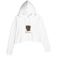 Miss Peaches Adopt Don’T Shop Crop Fleece Hoodie