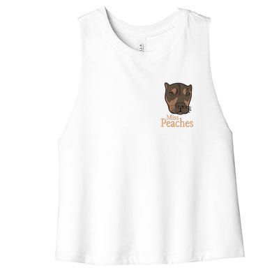 Miss Peaches Adopt Don’T Shop Women's Racerback Cropped Tank