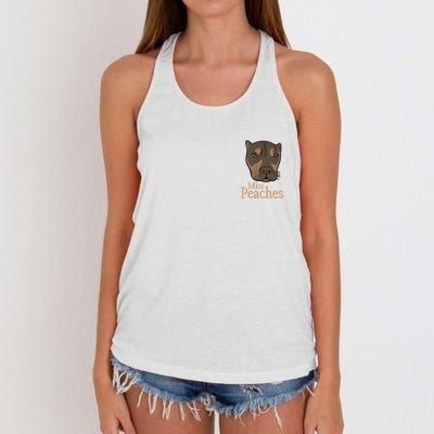 Miss Peaches Adopt Don’T Shop Women's Knotted Racerback Tank