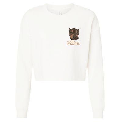 Miss Peaches Adopt Don’T Shop Cropped Pullover Crew