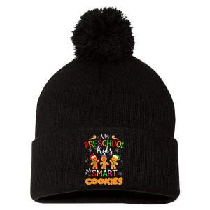 My Preschool Are Smart Cookies Christmas Teacher Gift Pom Pom 12in Knit Beanie