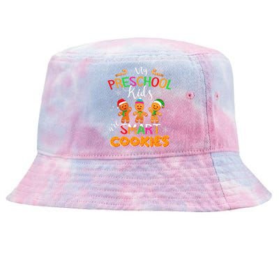 My Preschool Are Smart Cookies Christmas Teacher Gift Tie-Dyed Bucket Hat