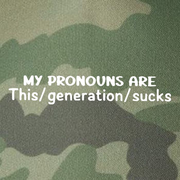 My Pronouns Are This Generation Sucks Legacy Tie Dye Trucker Hat