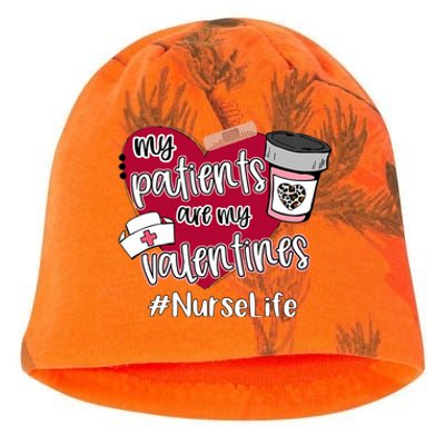 My Patients Are My Valentines Nurse Life Love Gift Kati - Camo Knit Beanie