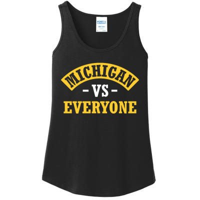 Michigan Pride Bold Statement Apparel Show Your Allegiance Ladies Essential Tank