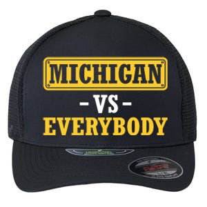 Michigan Pride Bold Statement Apparel For Sports Fans Flexfit Unipanel Trucker Cap