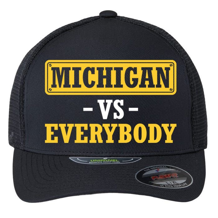 Michigan Pride Bold Statement Apparel For Sports Fans Flexfit Unipanel Trucker Cap