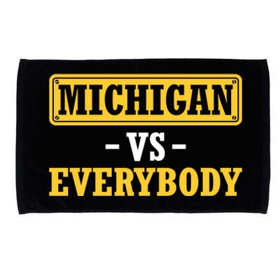 Michigan Pride Bold Statement Apparel For Sports Fans Microfiber Hand Towel