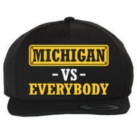 Michigan Pride Bold Statement Apparel For Sports Fans Wool Snapback Cap