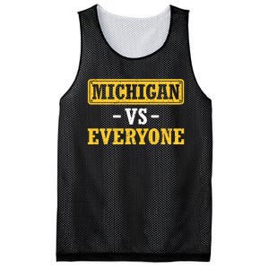 Michigan Pride Bold Statement Apparel: Show Your Allegiance Mesh Reversible Basketball Jersey Tank