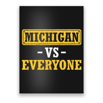 Michigan Pride Bold Statement Apparel: Show Your Allegiance Poster