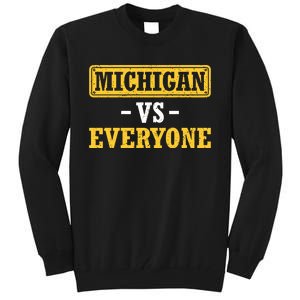 Michigan Pride Bold Statement Apparel: Show Your Allegiance Tall Sweatshirt