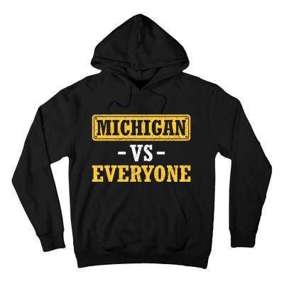 Michigan Pride Bold Statement Apparel: Show Your Allegiance Tall Hoodie