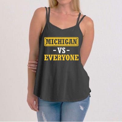 Michigan Pride Bold Statement Apparel: Show Your Allegiance Women's Strappy Tank