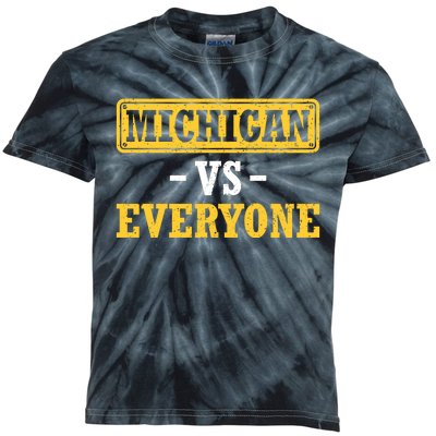 Michigan Pride Bold Statement Apparel: Show Your Allegiance Kids Tie-Dye T-Shirt