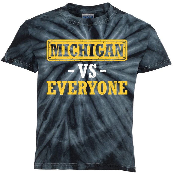 Michigan Pride Bold Statement Apparel: Show Your Allegiance Kids Tie-Dye T-Shirt