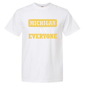 Michigan Pride Bold Statement Apparel: Show Your Allegiance Garment-Dyed Heavyweight T-Shirt