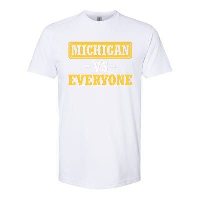 Michigan Pride Bold Statement Apparel: Show Your Allegiance Softstyle® CVC T-Shirt