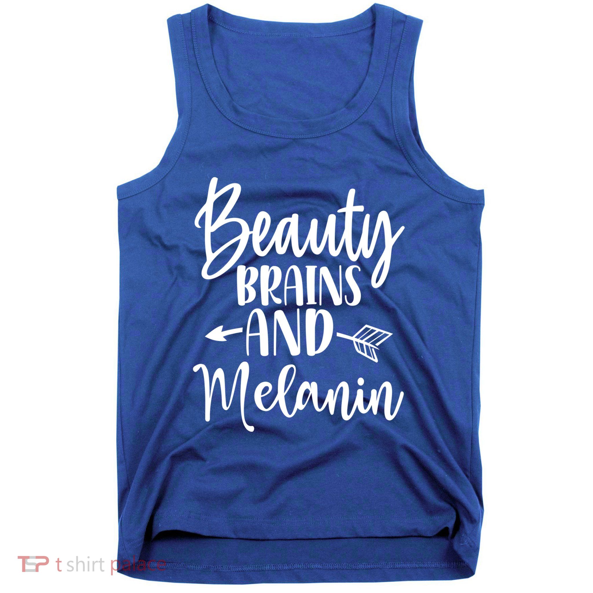 Melanin Poppin Black Magic Plus Size Black History Tee Gift Tank Top