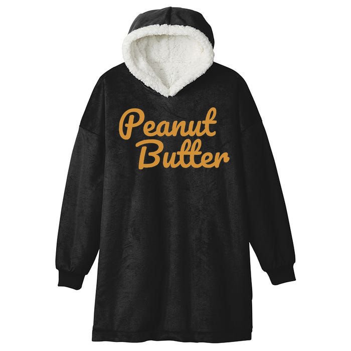 Matching Peanut Butter And Jelly Hooded Wearable Blanket