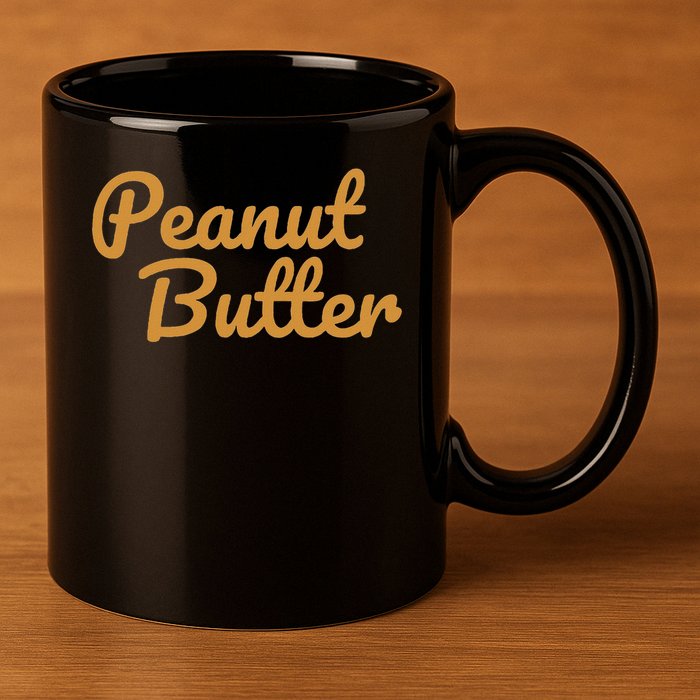 Matching Peanut Butter And Jelly 11oz C Handle Ceramic Mug