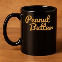 Matching Peanut Butter And Jelly 11oz C Handle Ceramic Mug