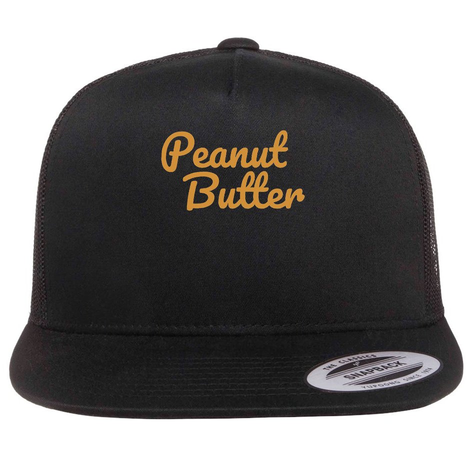 Matching Peanut Butter And Jelly Flatbill Hat