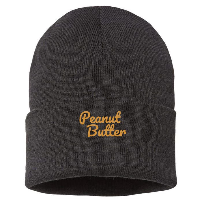 Matching Peanut Butter And Jelly Sustainable Knit Beanie