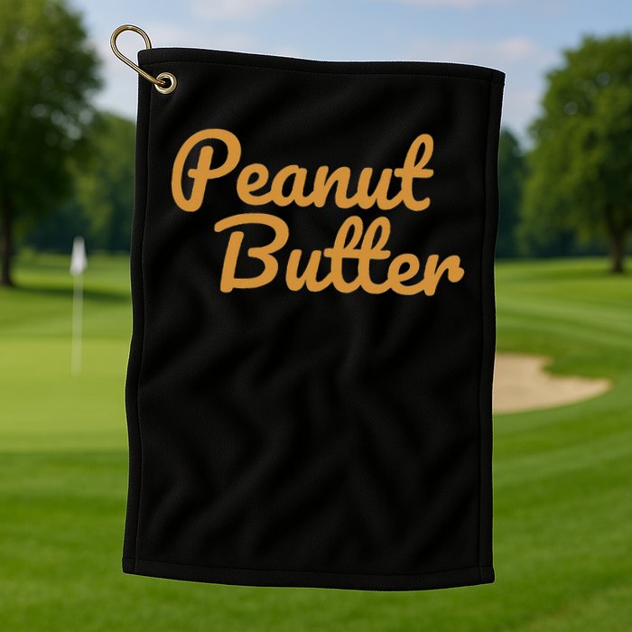 Matching Peanut Butter And Jelly Golf Towel