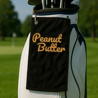 Matching Peanut Butter And Jelly Golf Towel