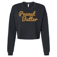 Matching Peanut Butter And Jelly Cropped Pullover Crew