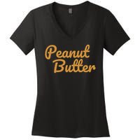 Matching Peanut Butter And Jelly Women's V-Neck T-Shirt