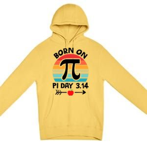 Math Pi Birthday Born On Pi Day Cute Gift Premium Pullover Hoodie