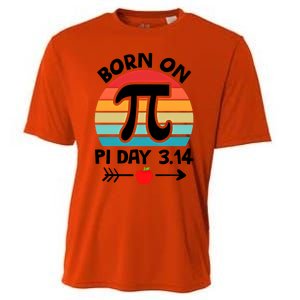 Math Pi Birthday Born On Pi Day Cute Gift Cooling Performance Crew T-Shirt