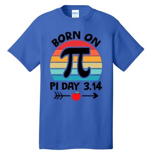 Math Pi Birthday Born On Pi Day Cute Gift Tall T-Shirt