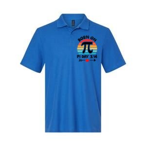 Math Pi Birthday Born On Pi Day Cute Gift Softstyle Adult Sport Polo