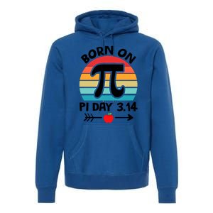 Math Pi Birthday Born On Pi Day Cute Gift Premium Hoodie